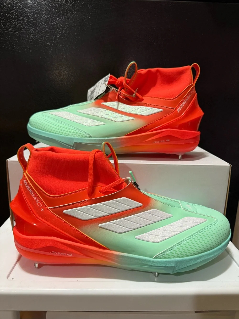 Adidas Adizero Impact+ 2.0 Candy Pack Metal Baseball Cleats JQ4257 Men's Size 14